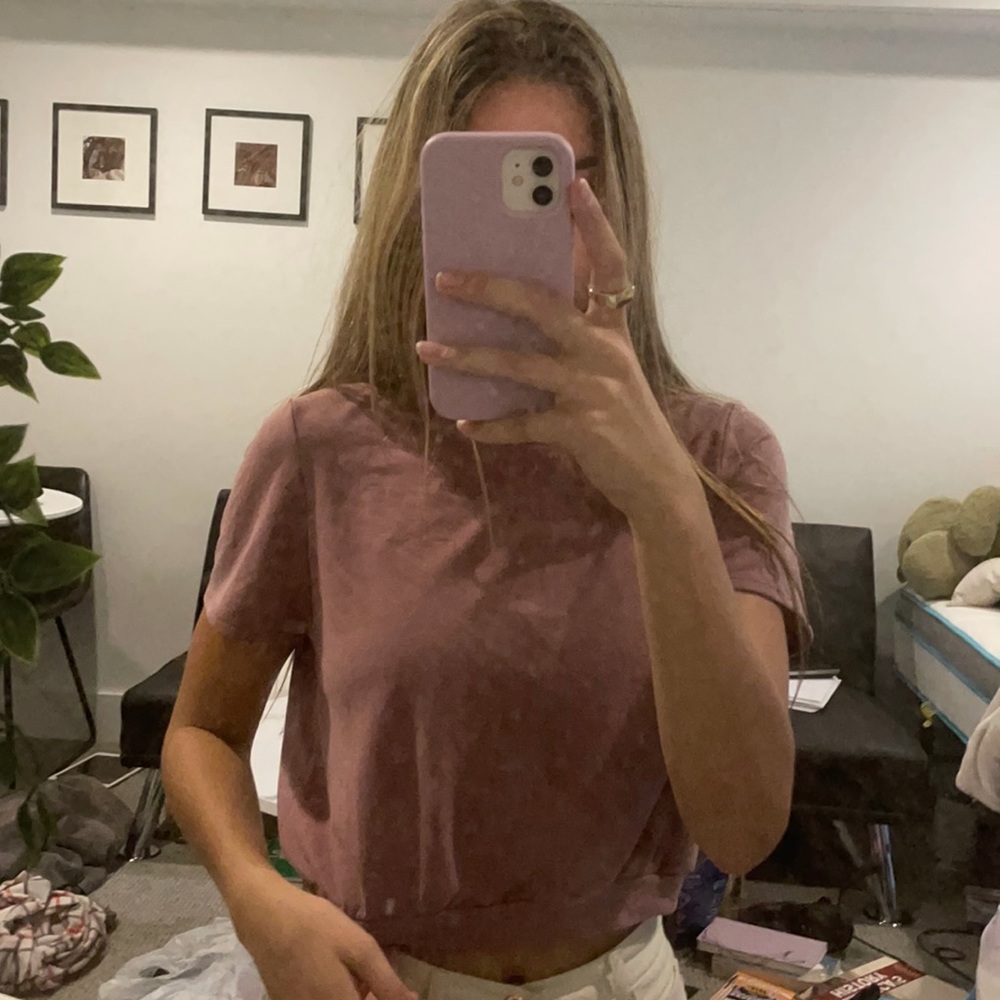 lulus light pink cute T